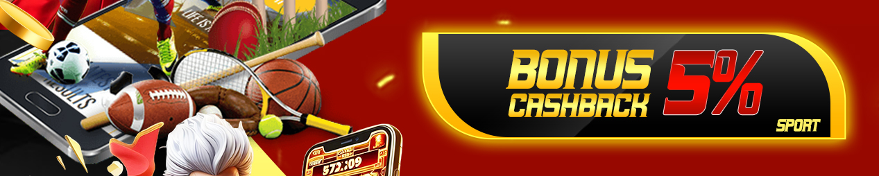 BONUS CASHBACK SPORT 5%