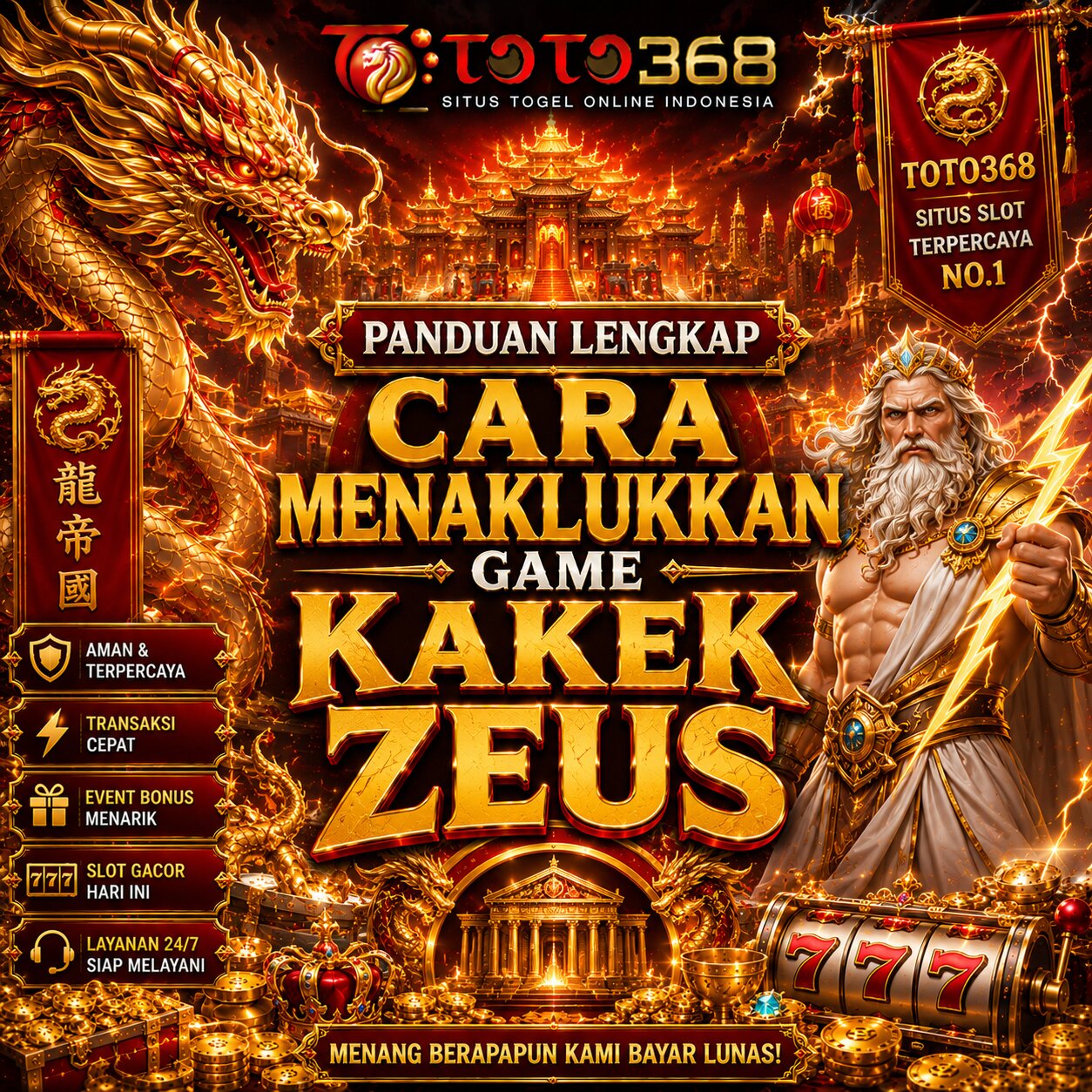 TOTO368 | Panduan Lengkap Cara Menaklukkan Game Kakek Zeus